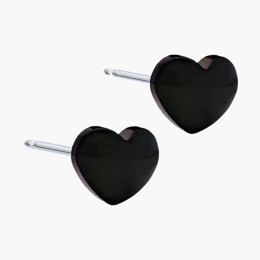 Blomdahl - E - 5mm Heart Black