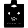 Ear Gear Silver 503 Cubic Zirconia 3mm
