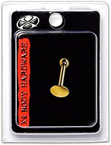 X8 Body Hardware 4350 Lip/Labret Gold