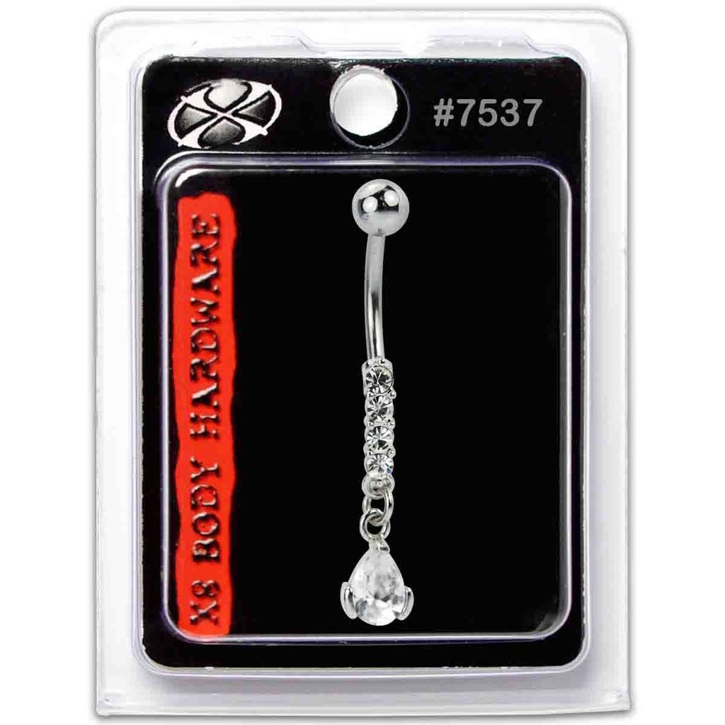 X8 Body Hardware 7537 Navel Teardrop