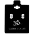 Ear Gear Silver 530 Cubic Zirconia 5*3mm