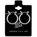 Ear Gear Silver 540 1/2 Clicker Hoop