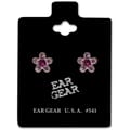 Ear Gear Silver 541 Daisy Fuchsia