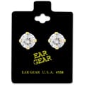 Ear Gear Gold 558 Cubic Zirconia 8mm