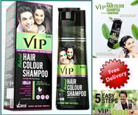 Vip Hair Colour Shampoo-180Ml Black