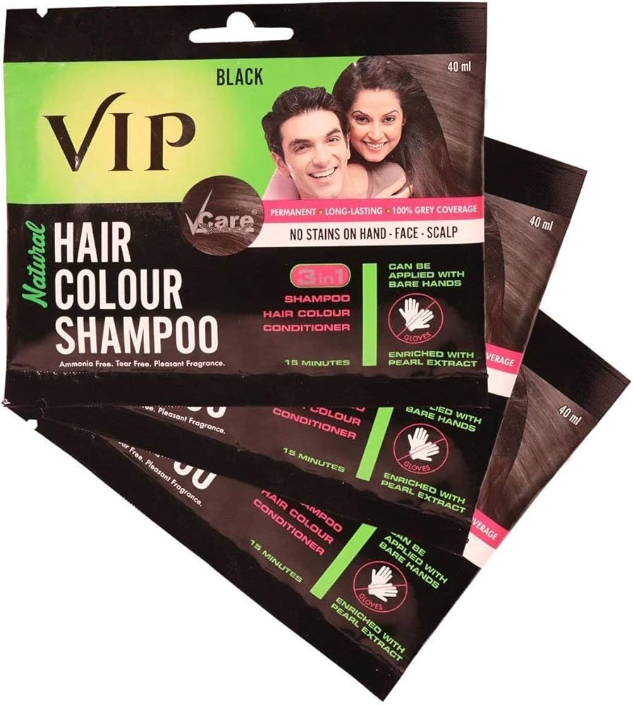 Vip Hair Colour Shampoo-20Ml Brown