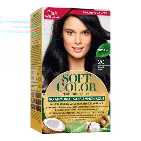 WELLA SOFT COLOR KIT 20 BLACK
