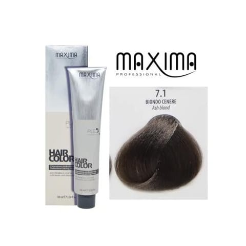 Maxima Hair Color 7.1 Ash Blond 100Ml