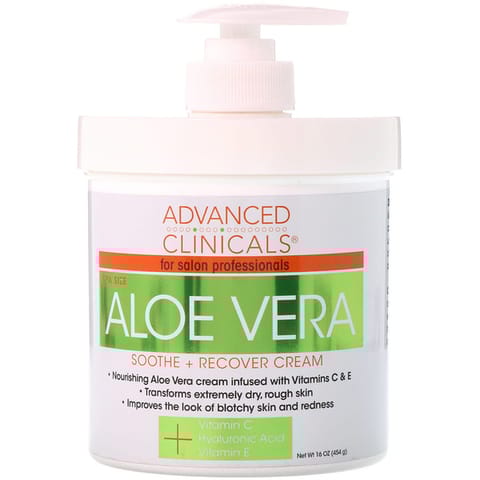 Advanced Clinicals Aloe Vera Cream 454g