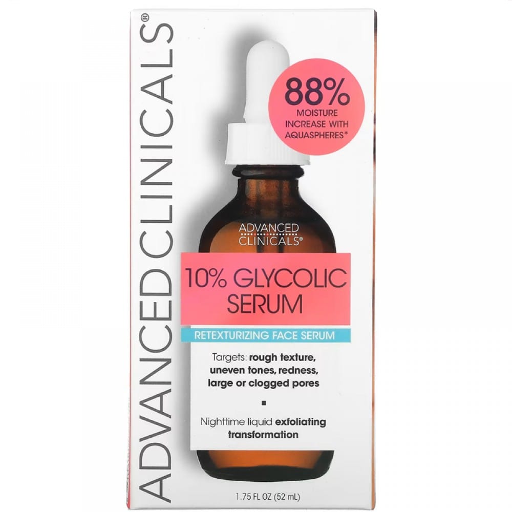 Advanced Clinicals 10% Glycolic Serum 52ml