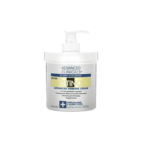 Advanced Clinicals Retinol Cream 454g