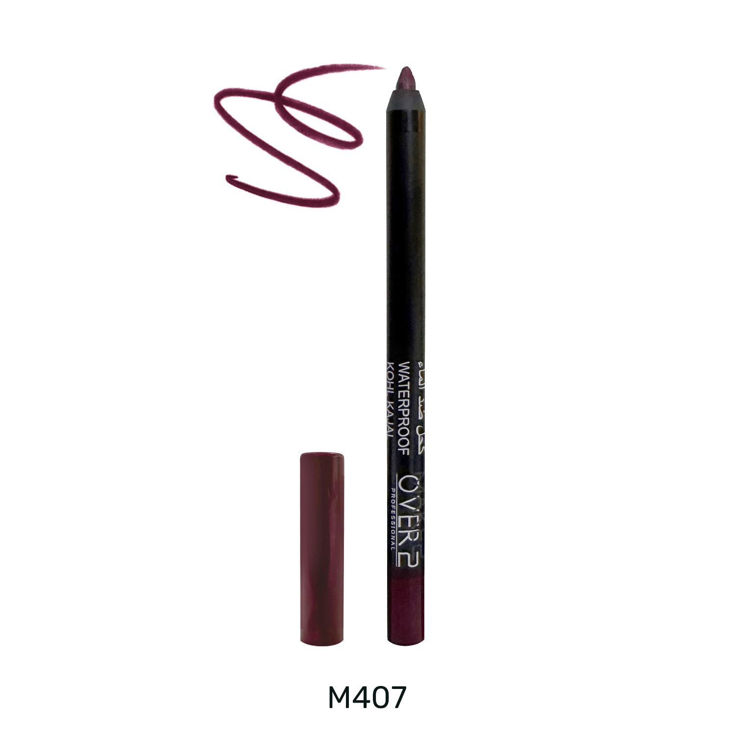 MakeOver22 Kohl Waterproof Kajal M407 - Maroon