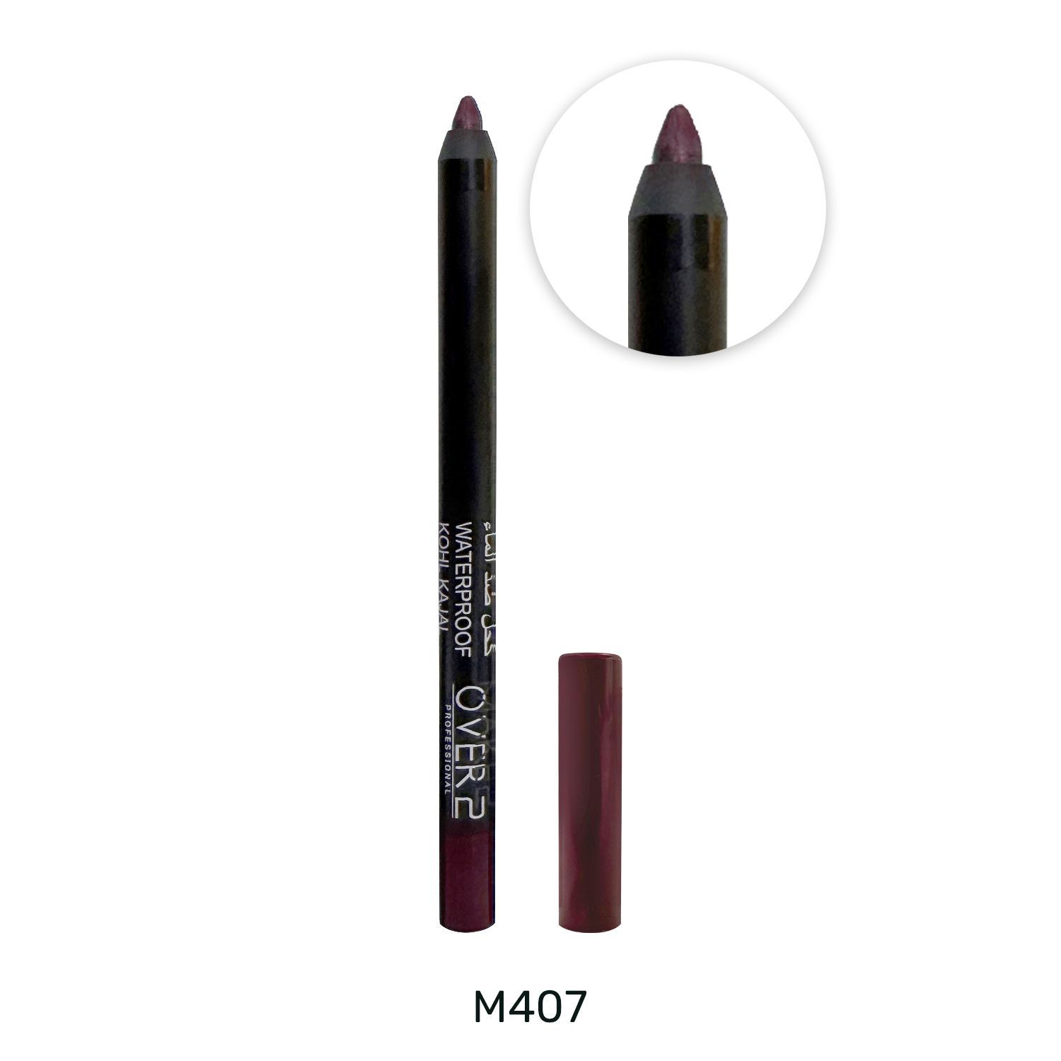 MakeOver22 Kohl Waterproof Kajal M407 - Maroon