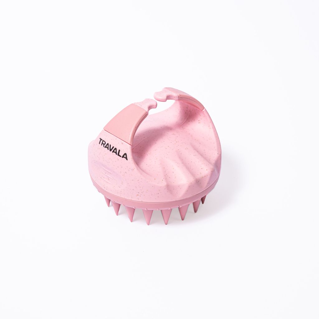 Travala Hair Scalp Massager Brush# Pink