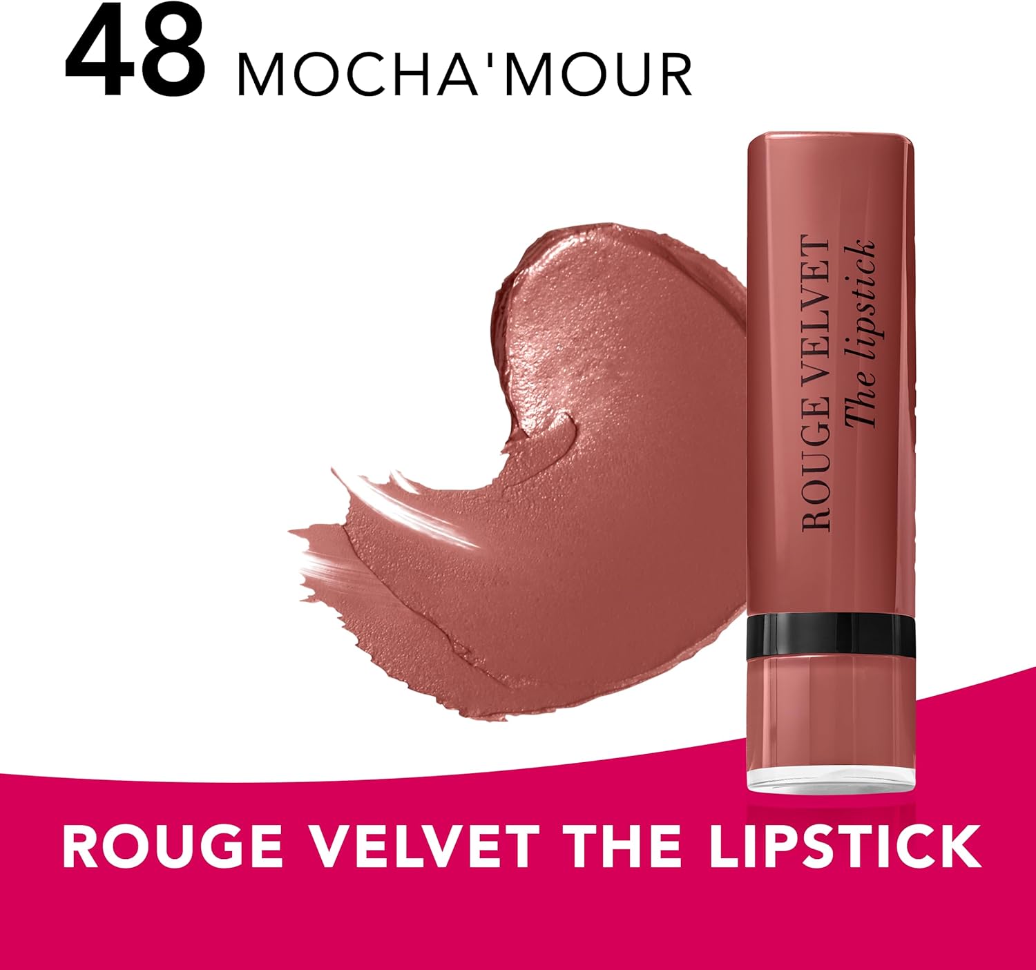 Bourjois Paris Rouge Velvet The Lipstick - 48 Mocha Mour