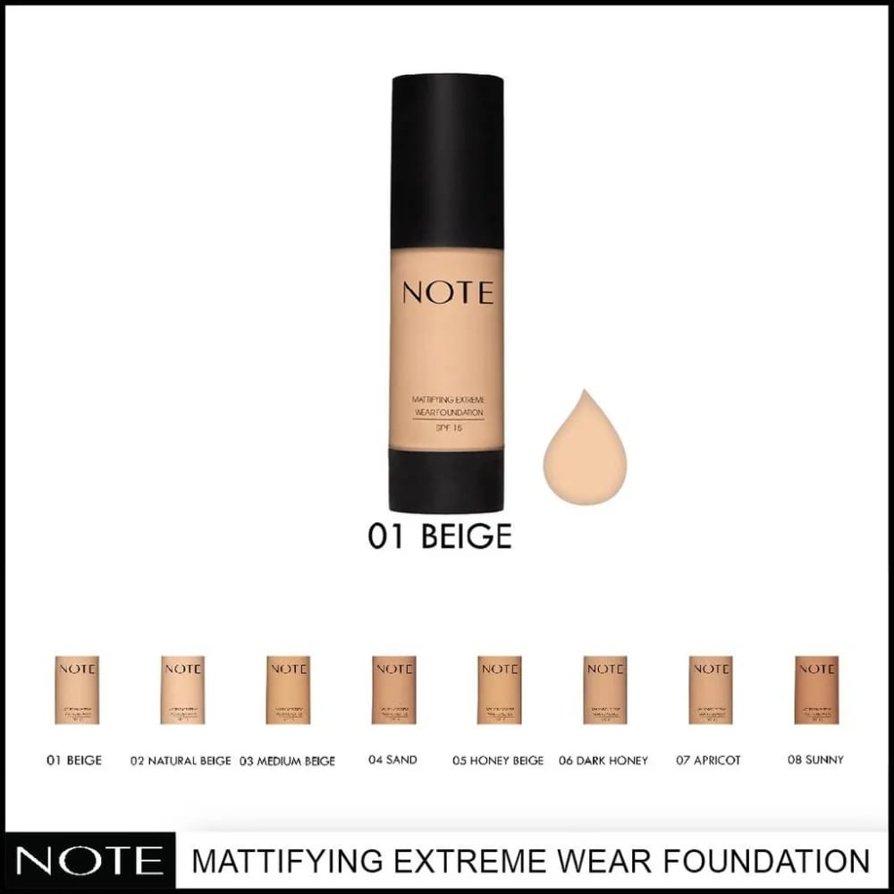 Note Mattifying Extreme Foundation - 05 Honey Beige