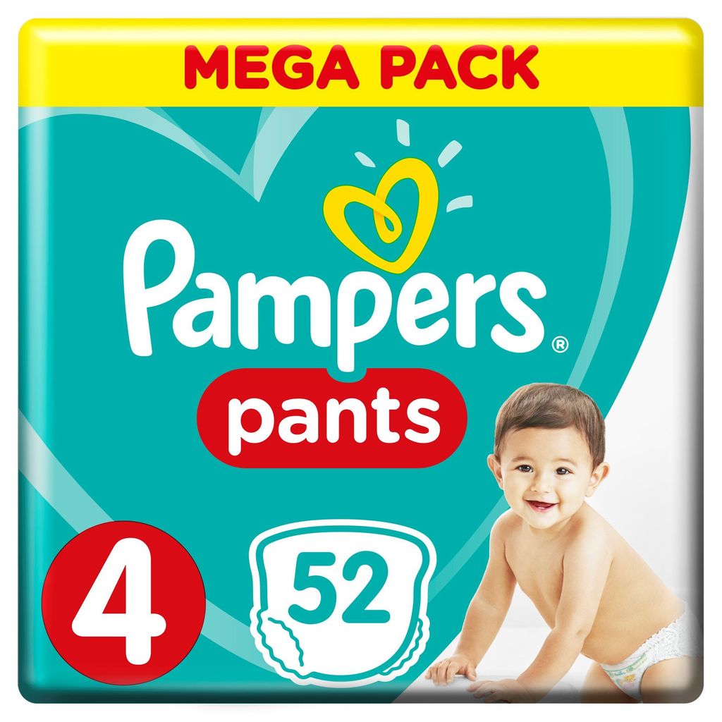 Pampers No-4 Large Pants Jumbo Pack 52