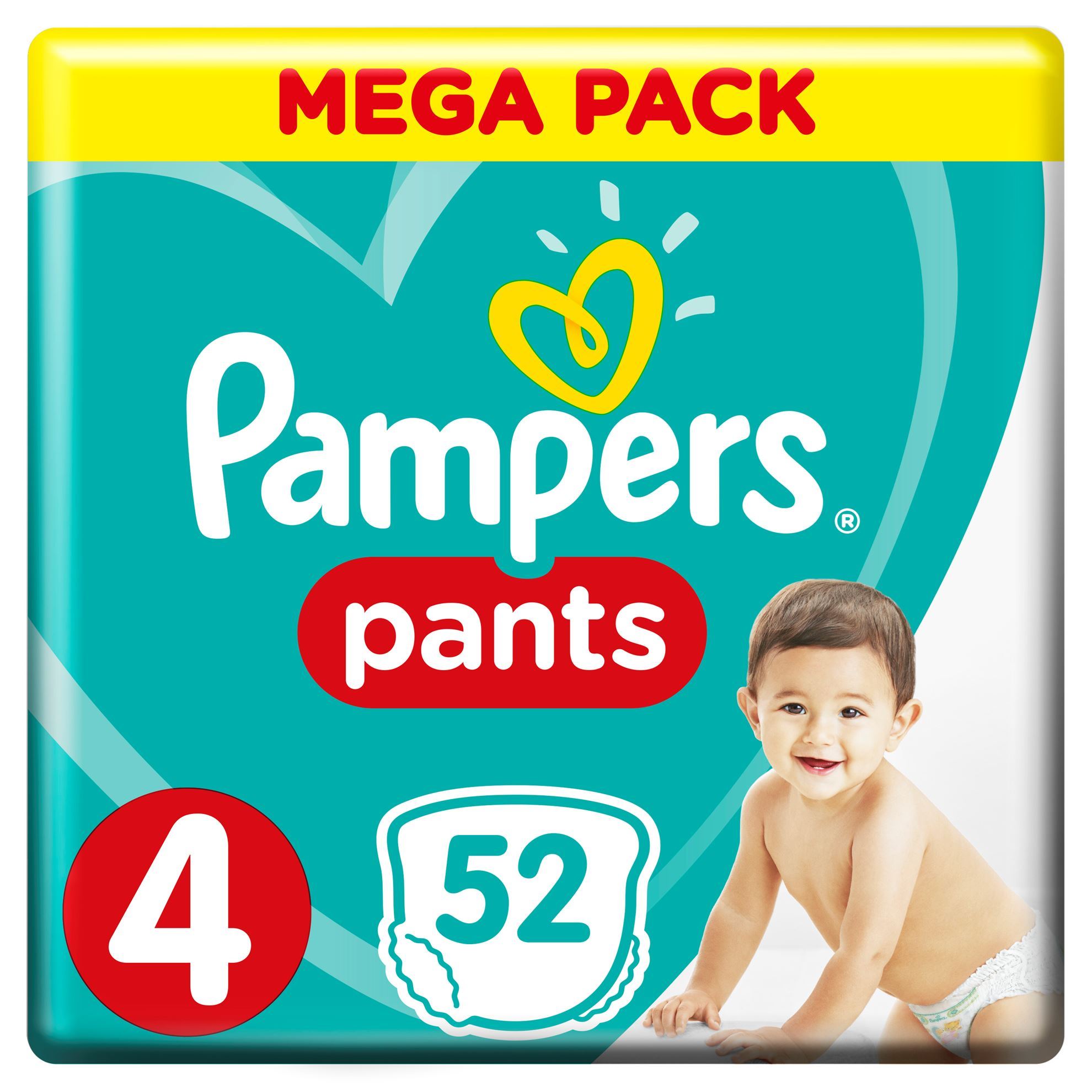 Pampers No-4 Large Pants Jumbo Pack 52