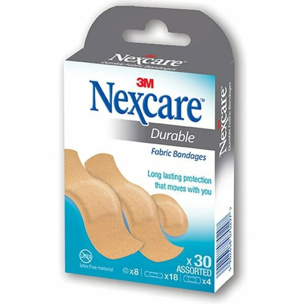 Nexcare 667-30 Durable 30 Pcs Assort