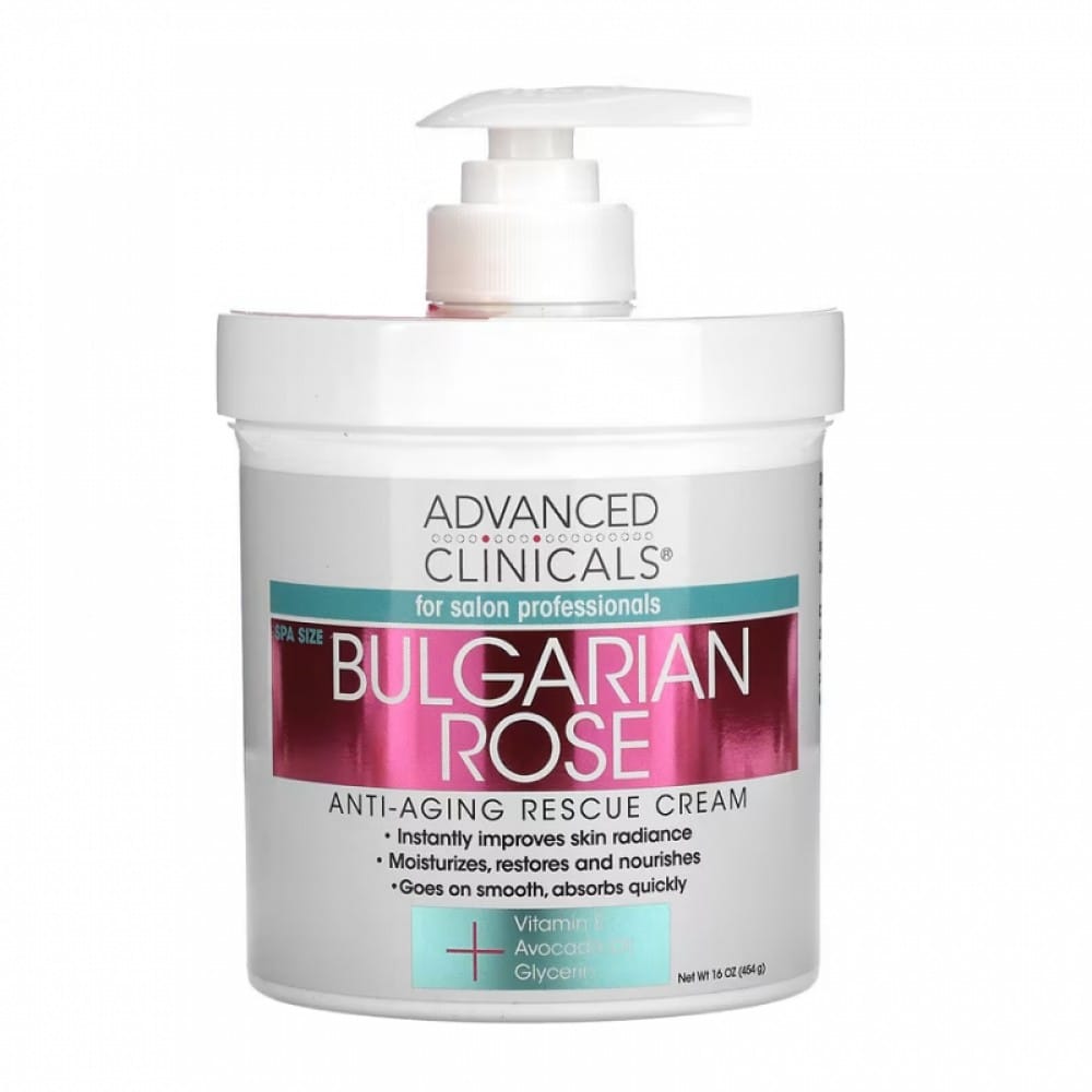 Advanced Clinicals Rose Cream  454 g