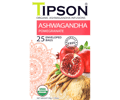 Tipson Organic Ashwagandha & Pomegranate Tea (25 Tea Bags)