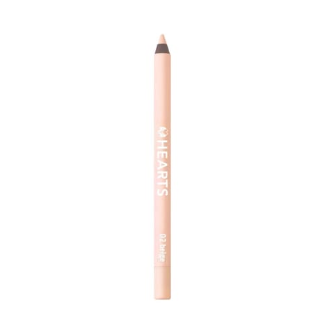 Hearts Waterproof Eyeliner Pencil - Beige 02