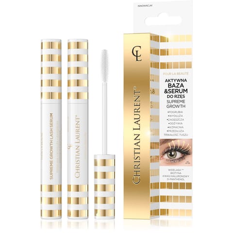 Christian Laurent ® active Base and Serum for eyelashes Supreme Growth 9 ml