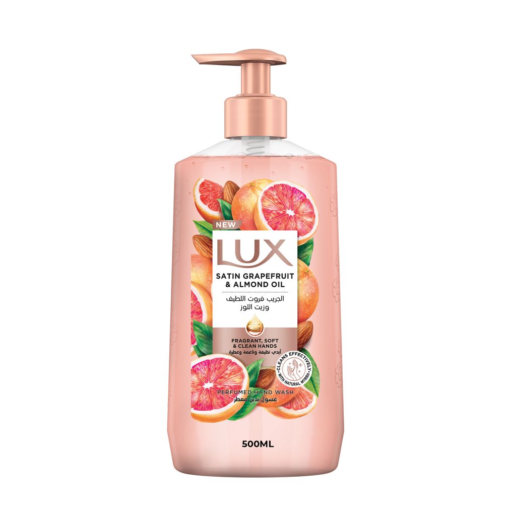 Lux Hw Satin Grapefrut &Almond Oil 500Ml