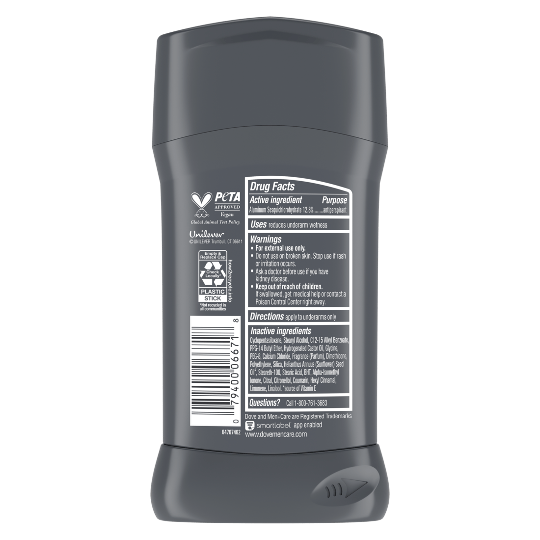 Dove M+C  Stain Clean Comfort Deo 76Gm