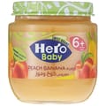 Hero Baby Jar, Peach Banana Puree, 125g