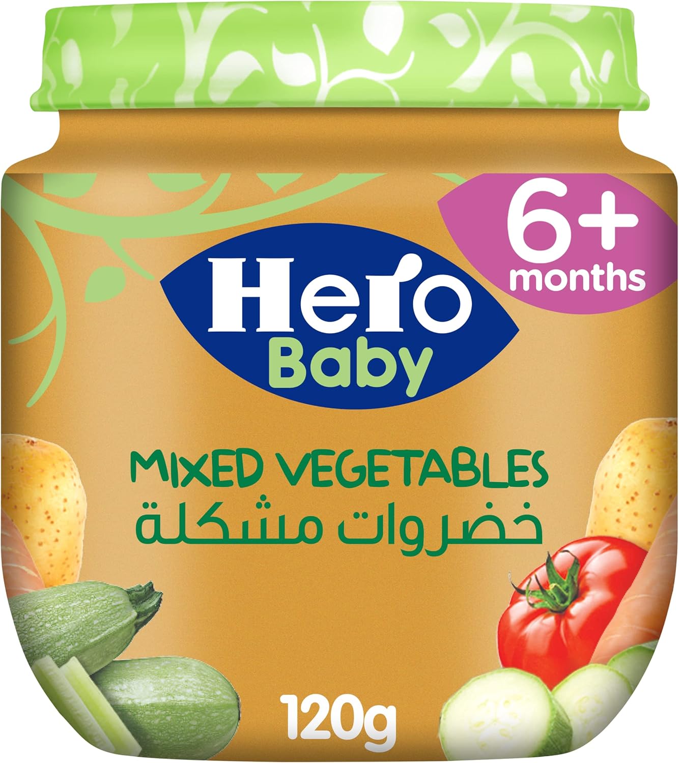 Hero Baby Jar, Mixed Vegetables, 125g