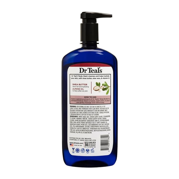 Dr Teal’S Wash Shea & Almond 710Ml