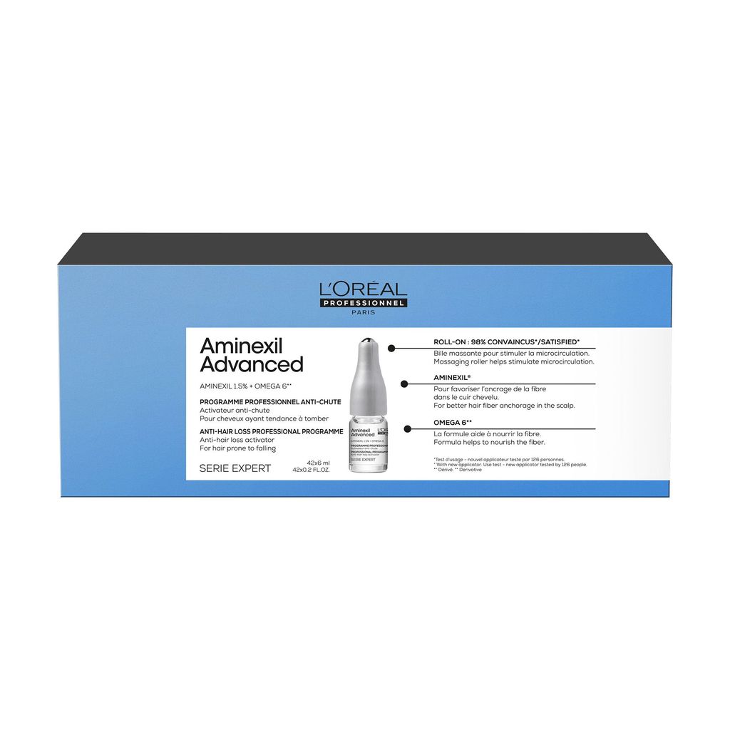 L’Oréal Professionnel Aminexil Advanced Anti-hair loss activator programme for hair prone to falling SERIE EXPERT 42x6 ml