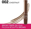 Oh Oui Brow Fiber 002 Chestnut