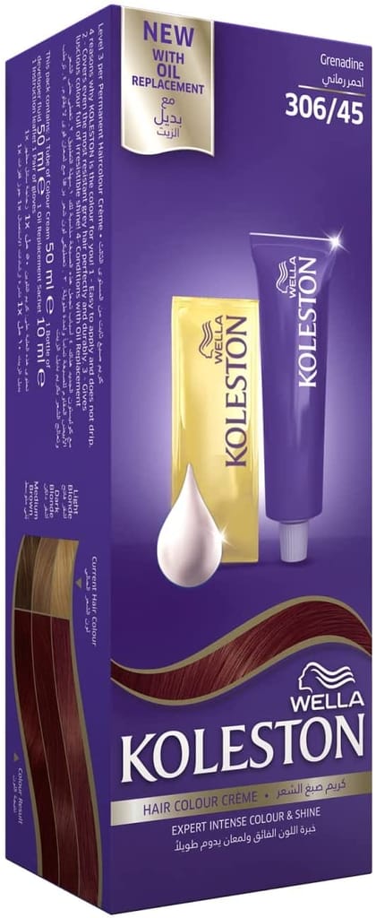Color Cream Hair Color 306/45 Rich Burgandy Red