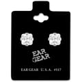 Ear Gear Silver 515 Cubic Zirconia 5*5mm