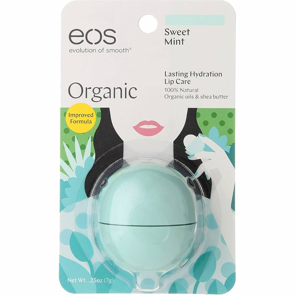 Eos Organic Sweet Mint  Lipbalm 7 G
