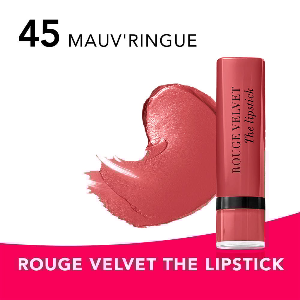 Bourjois Rouge Velvet Lipstick - 45 Mauv’Ringue