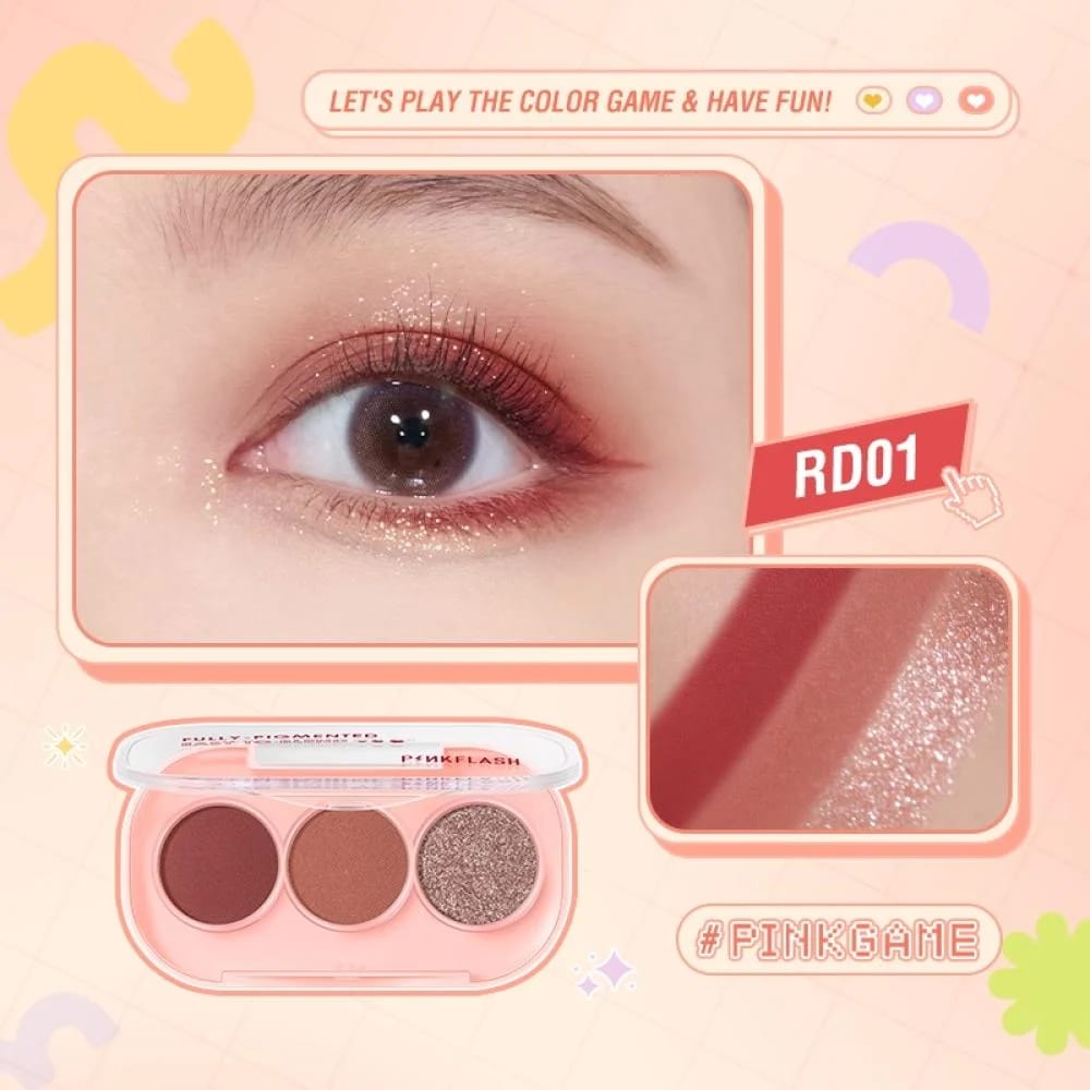 Pink Flash Eyeshadow Palette RD01
