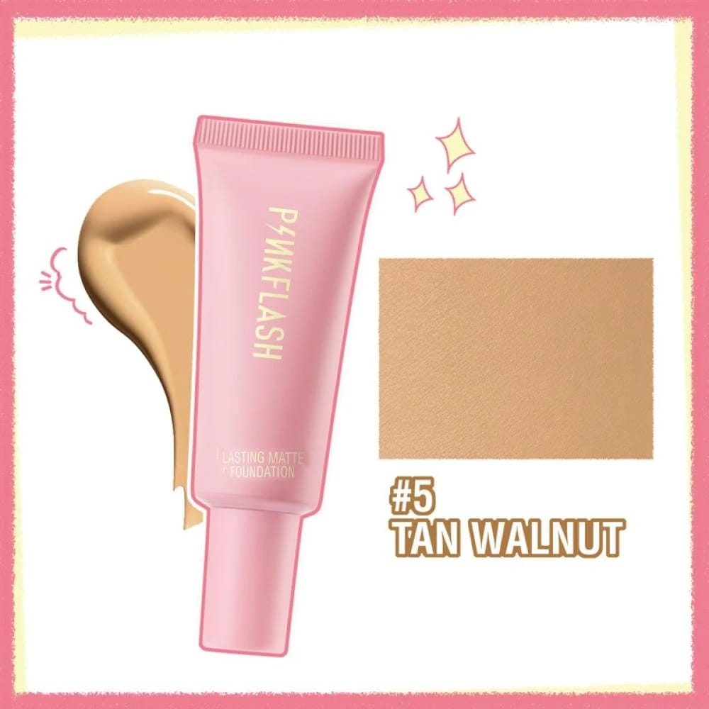 Pink flash matte foundation 05 Tan Walnut