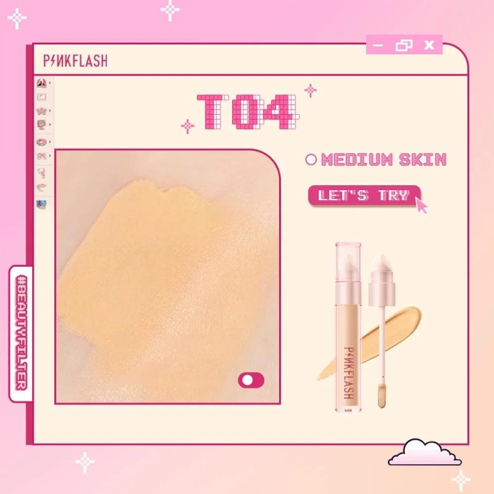 Pink Flash Long-Lasting Matte Concealer T04