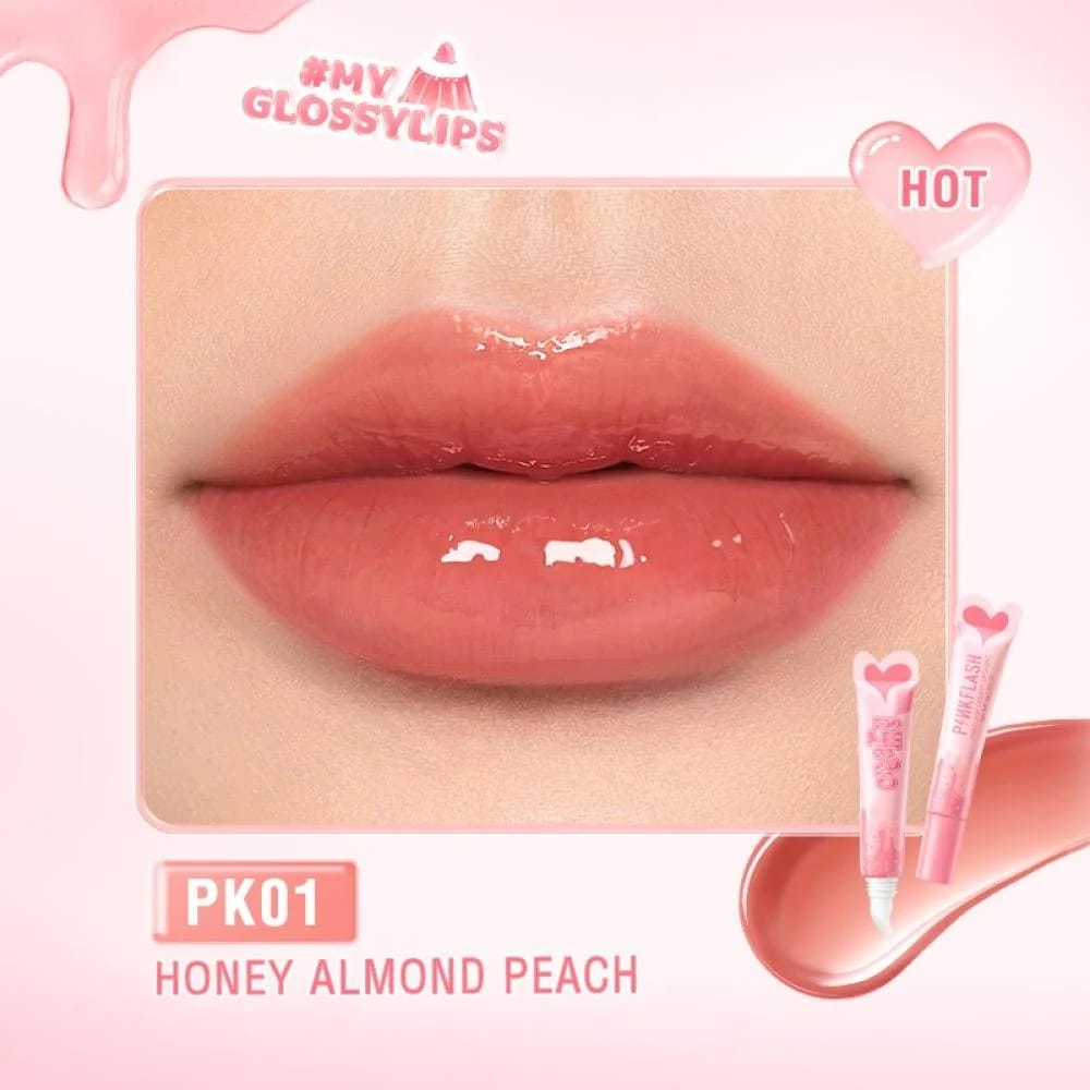 Pink Flash - Moisturizing Creamy Lip Gloss PK01