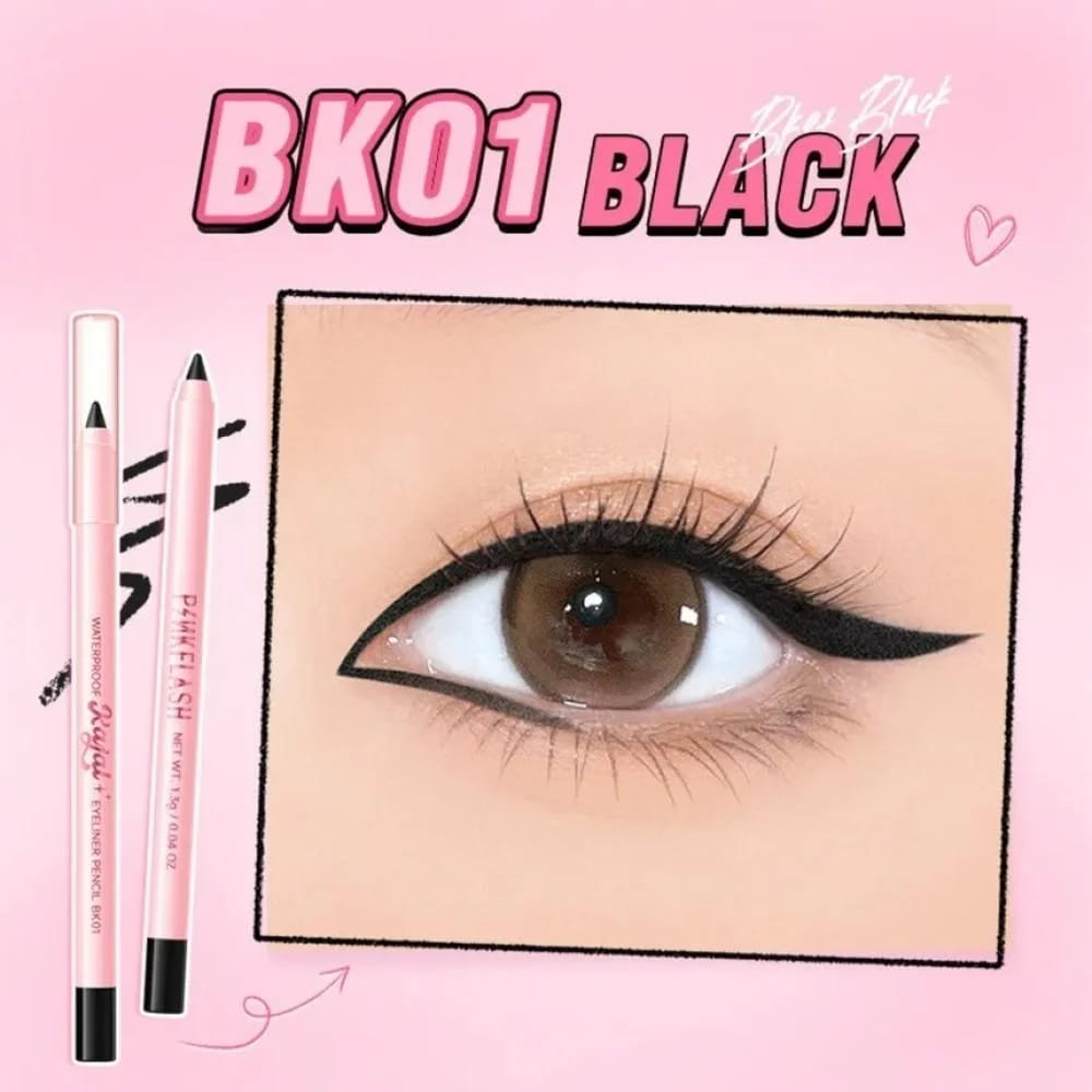 Pink Flash eyeliner pencil - BK01 Black
