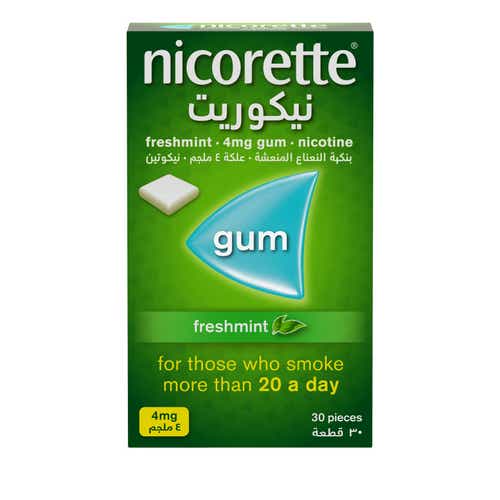 NICORETTE GUM FRSHMNT 4MG