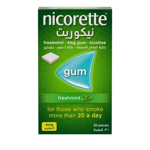 NICORETTE GUM FRSHMNT 4MG