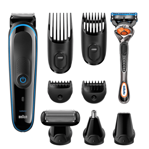 BRAUN MGK5080 BK/BLU +RZR WBOX