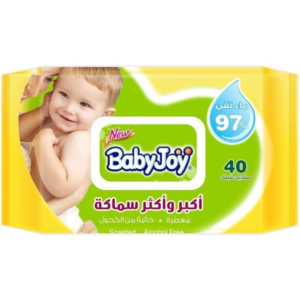 Baby joy thick wet wipes scented 40 w
