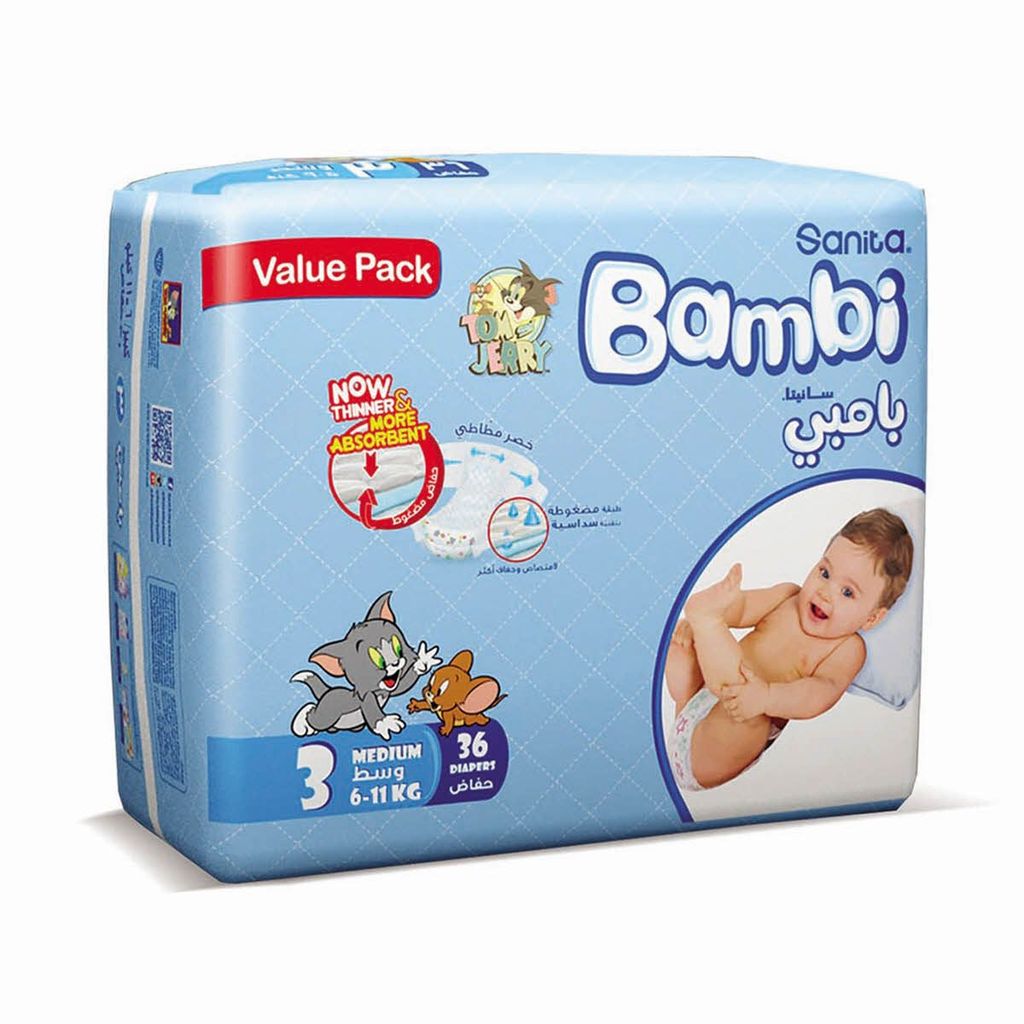Bambi Medium Value Pack 4X35