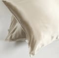 Aleena Pair Silk Pillowcases - Cream