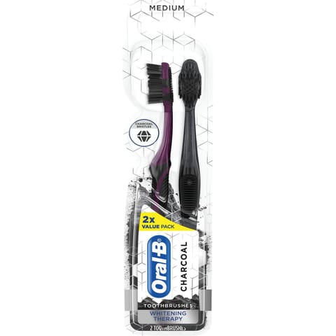 Slim Soft Charcoal Toothbrush 1+1 Free